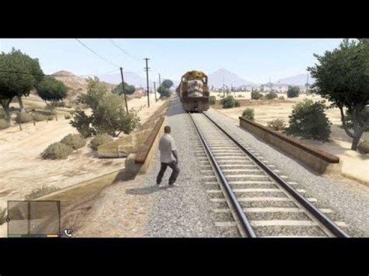 How do you stop trains in GTA 5?