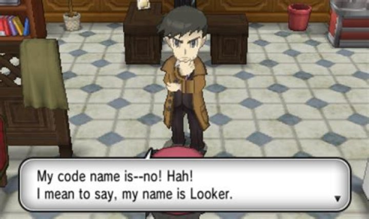 How do you trigger the Looker event in Pokemon x and y?