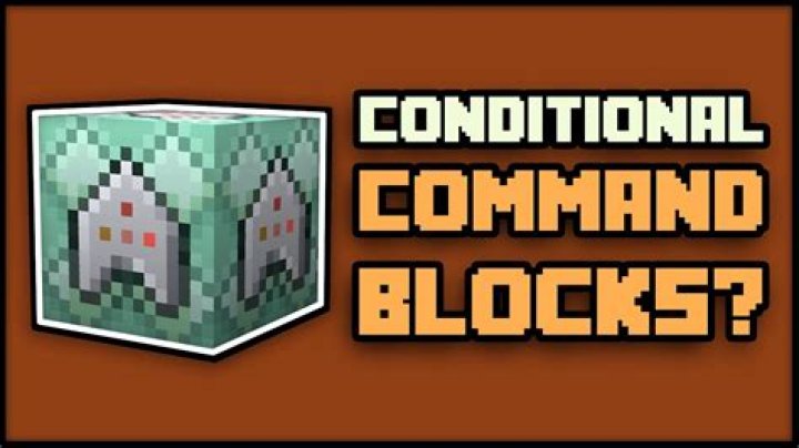 How do you use /setblock to make a conditional command block?