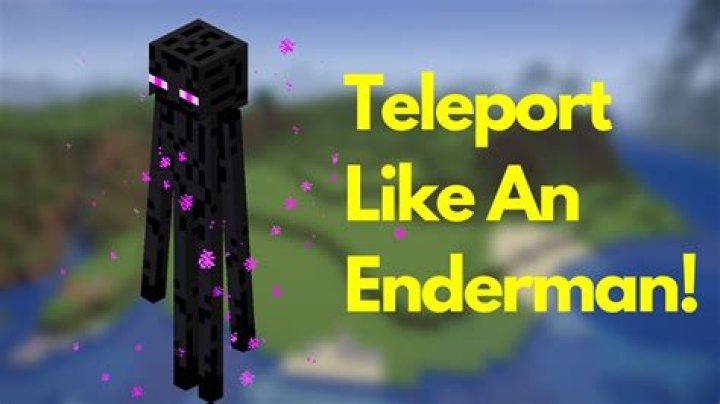 How far can an Enderman move in one teleport?