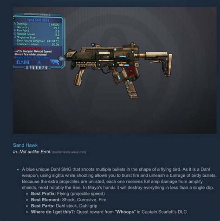 How to farm weapons with certain prefix?