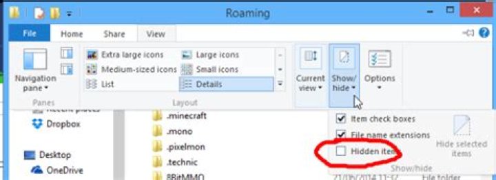 How to get to the .minecraft folder without the %appdata% short-hand?