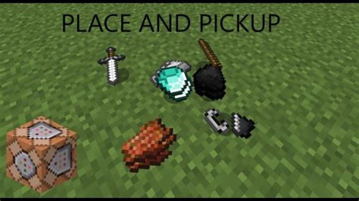 How to place items in the given position in Minecraft?