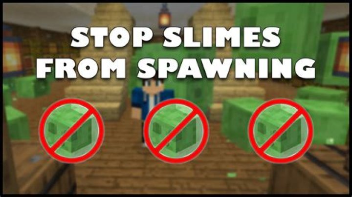 How to prevent slimes from spawning in certain areas