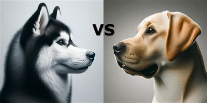 Husky vs Labrador retriever