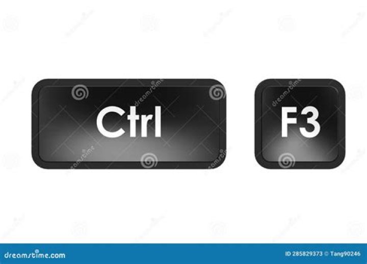 I don't have the F3 button