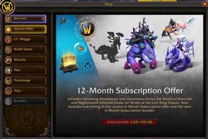 If your WoW subscription expires, do you go back to 
