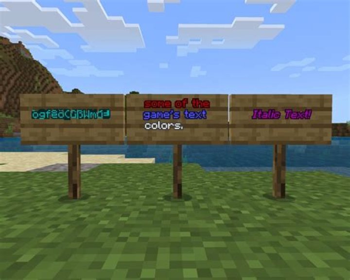 In Minecraft, how do I change the text on a sign after I place it?