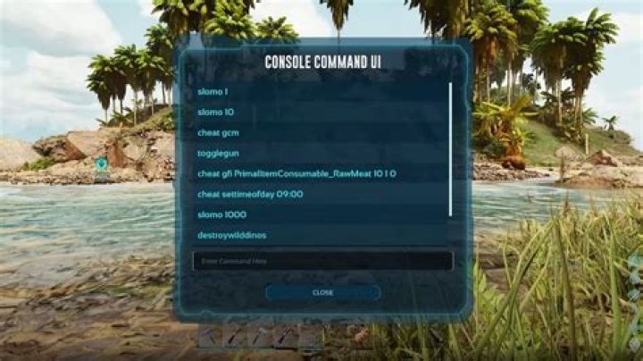 In Skyrim, how do I move the console command list?