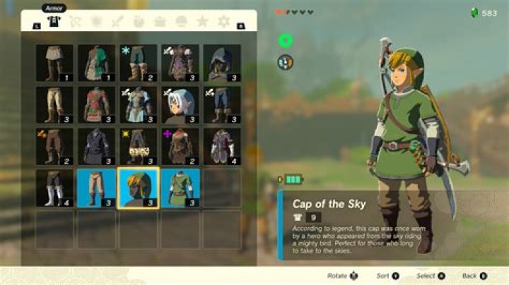 In Skyward Sword, how do I get the harp out of my inventory?