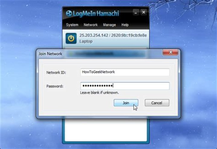 Is it possible that your friends can join your Hamachi server when they don't have Hamachi?