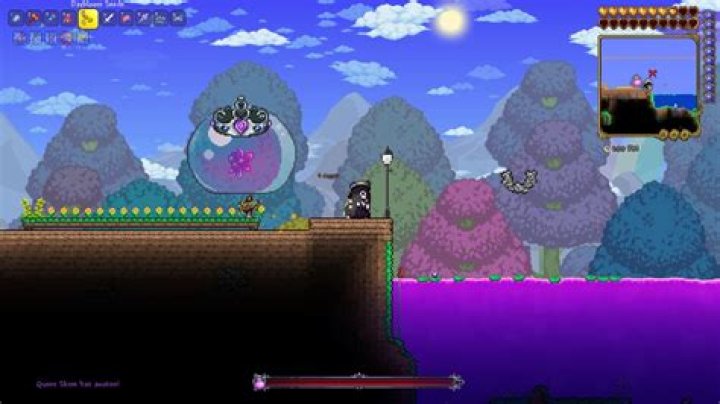 Is it possible to outrun a Winged Queen Slime?