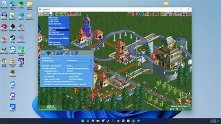 Is it possible to run RollerCoaster Tycoon 2 in windowed mode?