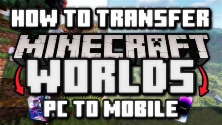 Is it possible to transfer minecraft worlds across devices?