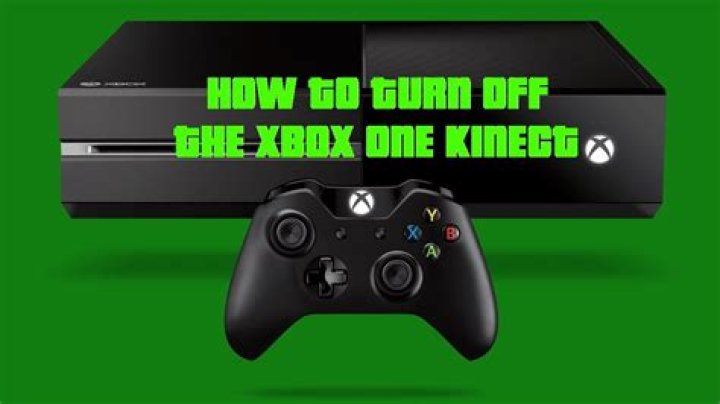 Is it possible to turn off the XBox One Kinect?