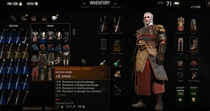 Is it possible to upgrade armor in Witcher 3?