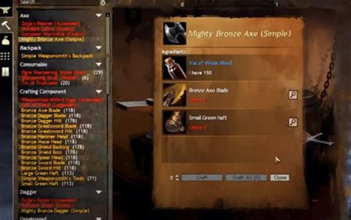 Is there a compelling reason to level crafting in GW2 if my character is already L80?
