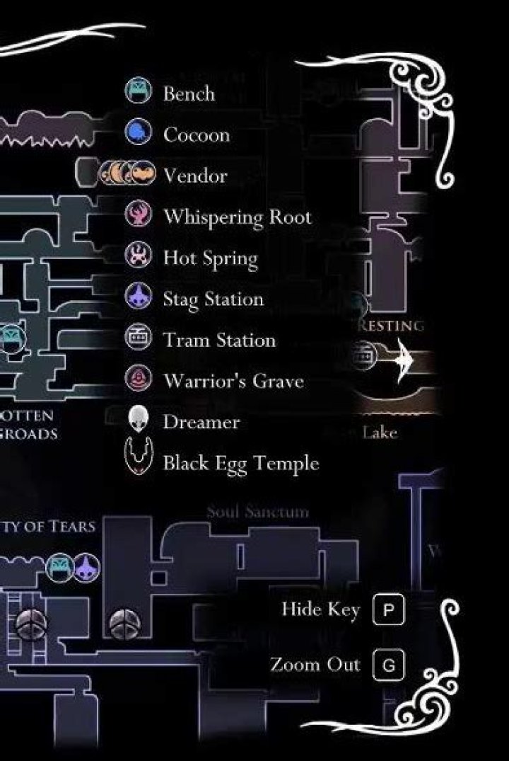 Is there a key for the map icons in game?