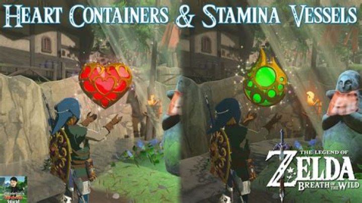 Is there a maximum number of stamina vessels and heart containers?