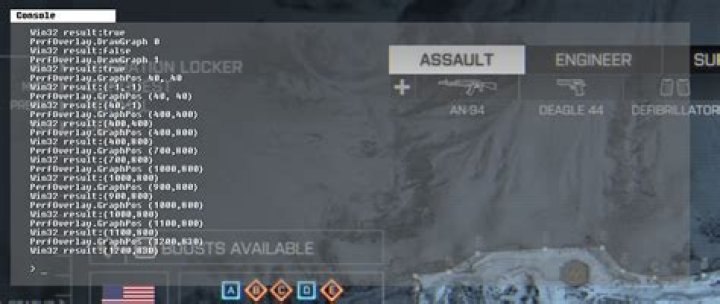 Is there a network graph in Battlefield 4? How do you display it?