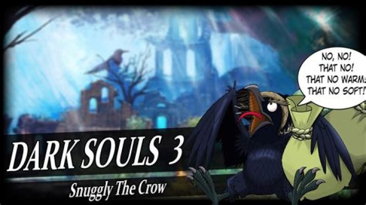 Is there a pattern in prases of Snuggly the Crow in the Dark Souls 3?