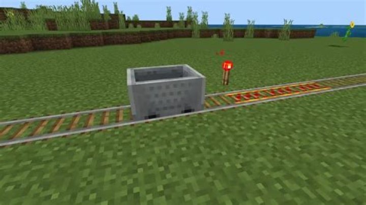 Is there a quick way to remove and collect a minecart tracks used for a Sky Rail?
