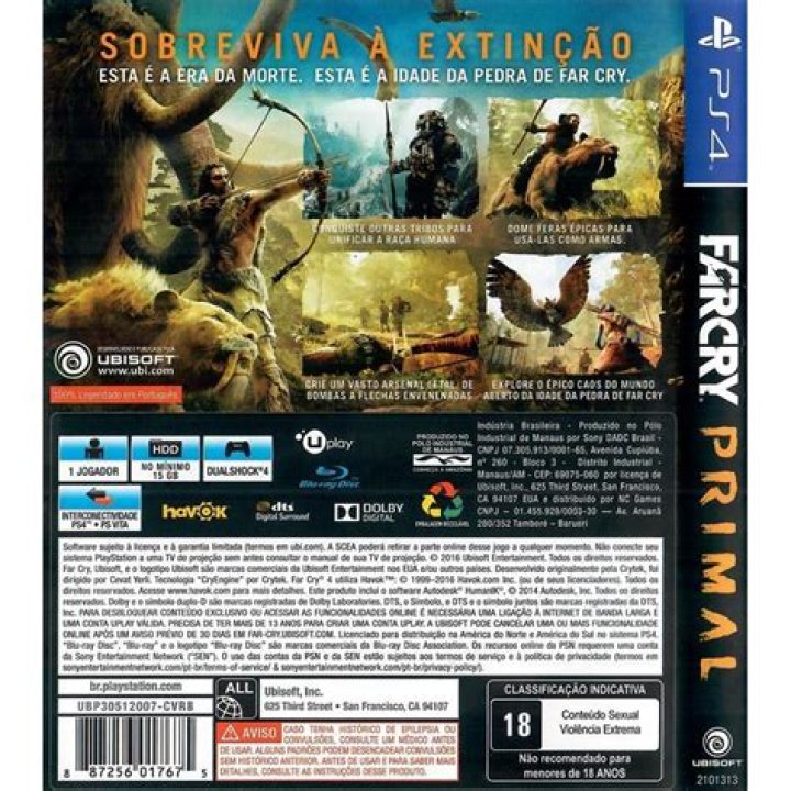 Is there a third-person option on Far Cry Primal PS4?