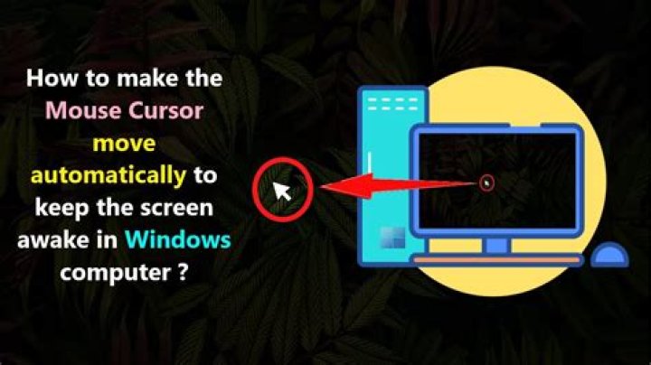 Is there a way to make the mouse cursor easier to see?