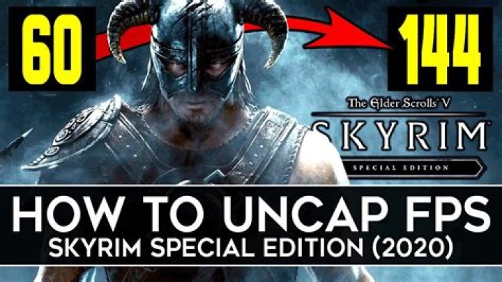 Limit Skyrim Special Edition FPS to 60