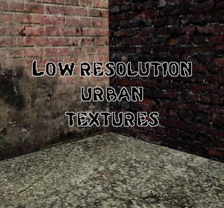 Low resolution textures