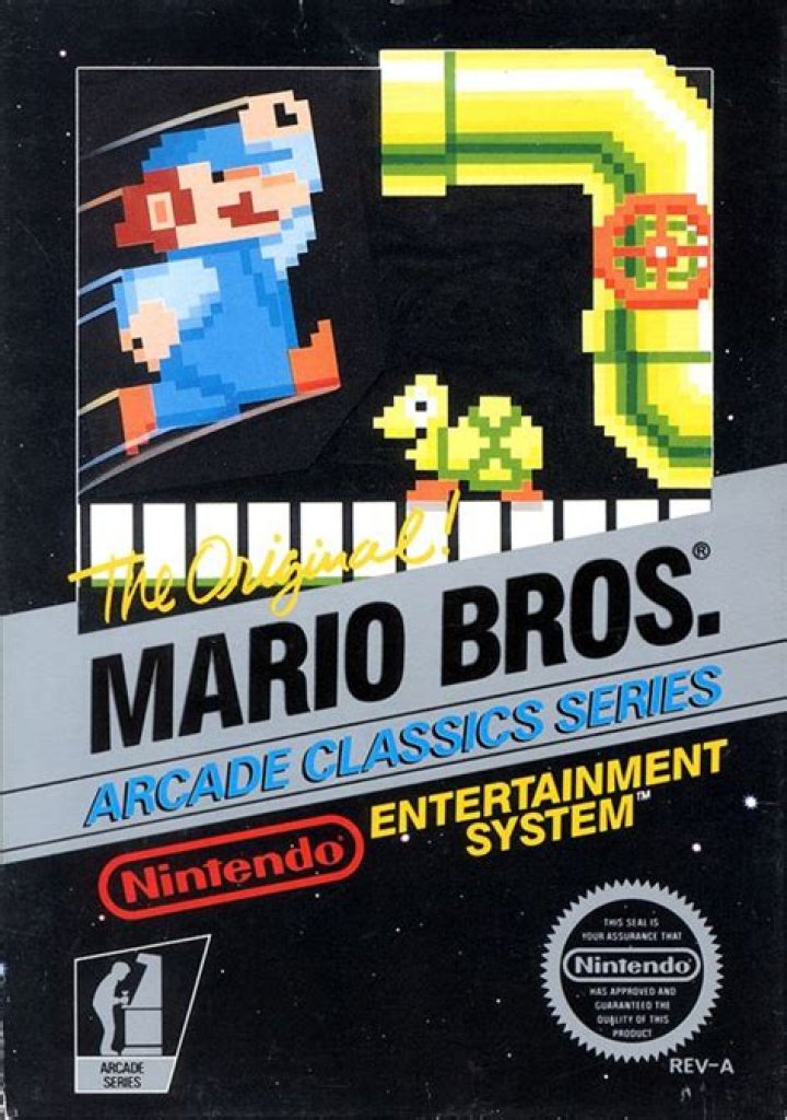 Mario Bros. NES box art