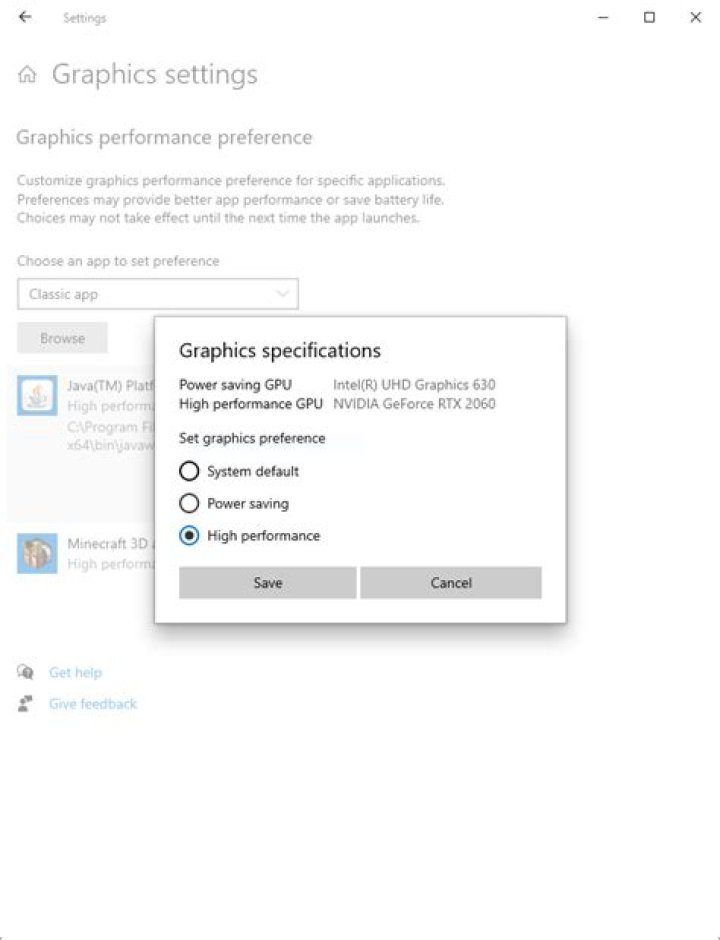 Minecraft crashing with NVIDIA GPU