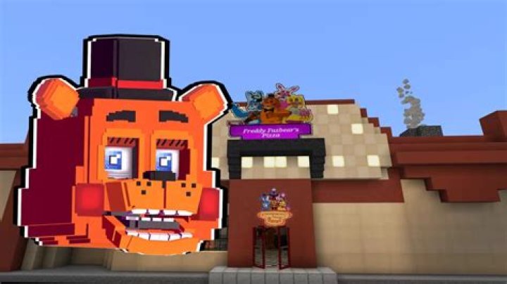 Minecraft Five Nights at Freddy's door/jumpscare system