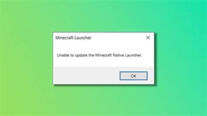 Minecraft gives 'Unable to update the Minecraft Native Launcher' when updating to v1.9