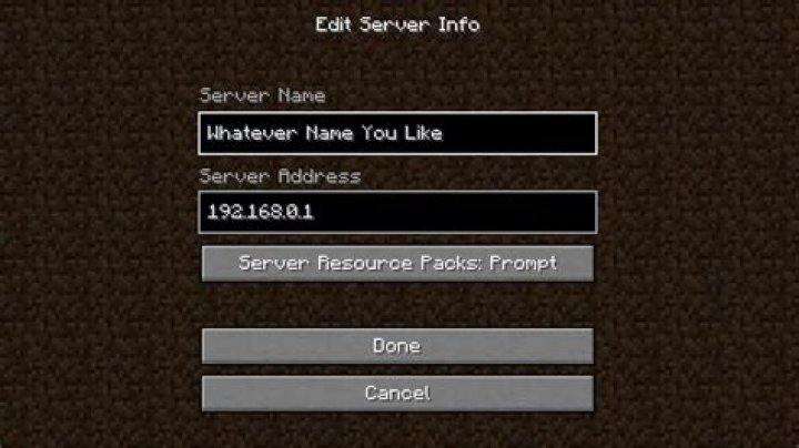 Minecraft servers list is blank