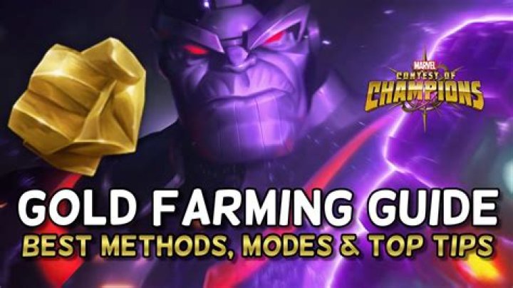 Most efficient way to farm gold on Marvel Contest of Champions?