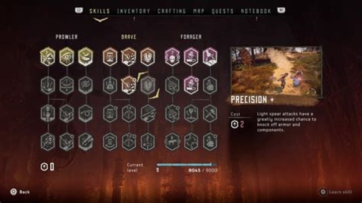 My lv9 skilltree