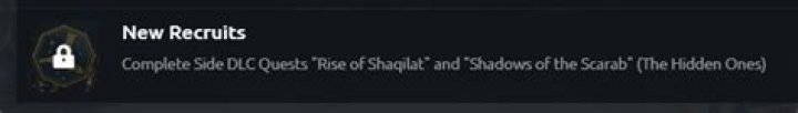 New Recruits achievement not awarded in Assassin's Creed Origins