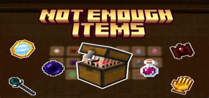 Not Enough Items doesn't have an options button
