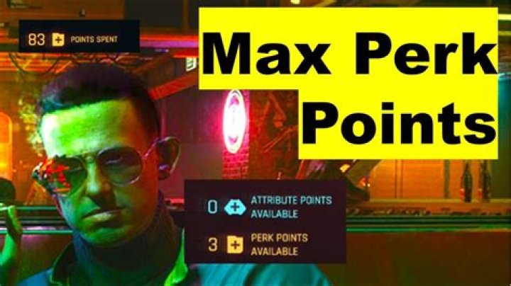 Perk Point maximum