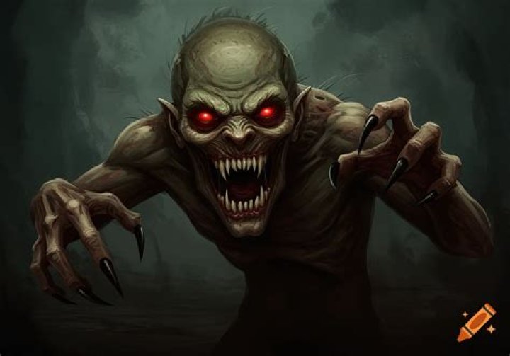 Picture of a monster with warlord's grip and extra life