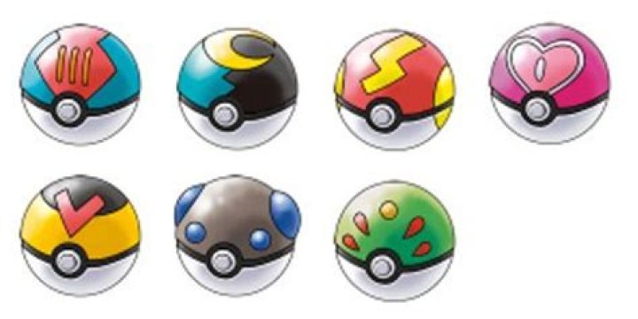 picture of pokemon ball in status menu. ball is pink on top and white on the bottom. the top has a white heart outline and a vertical line in the middle