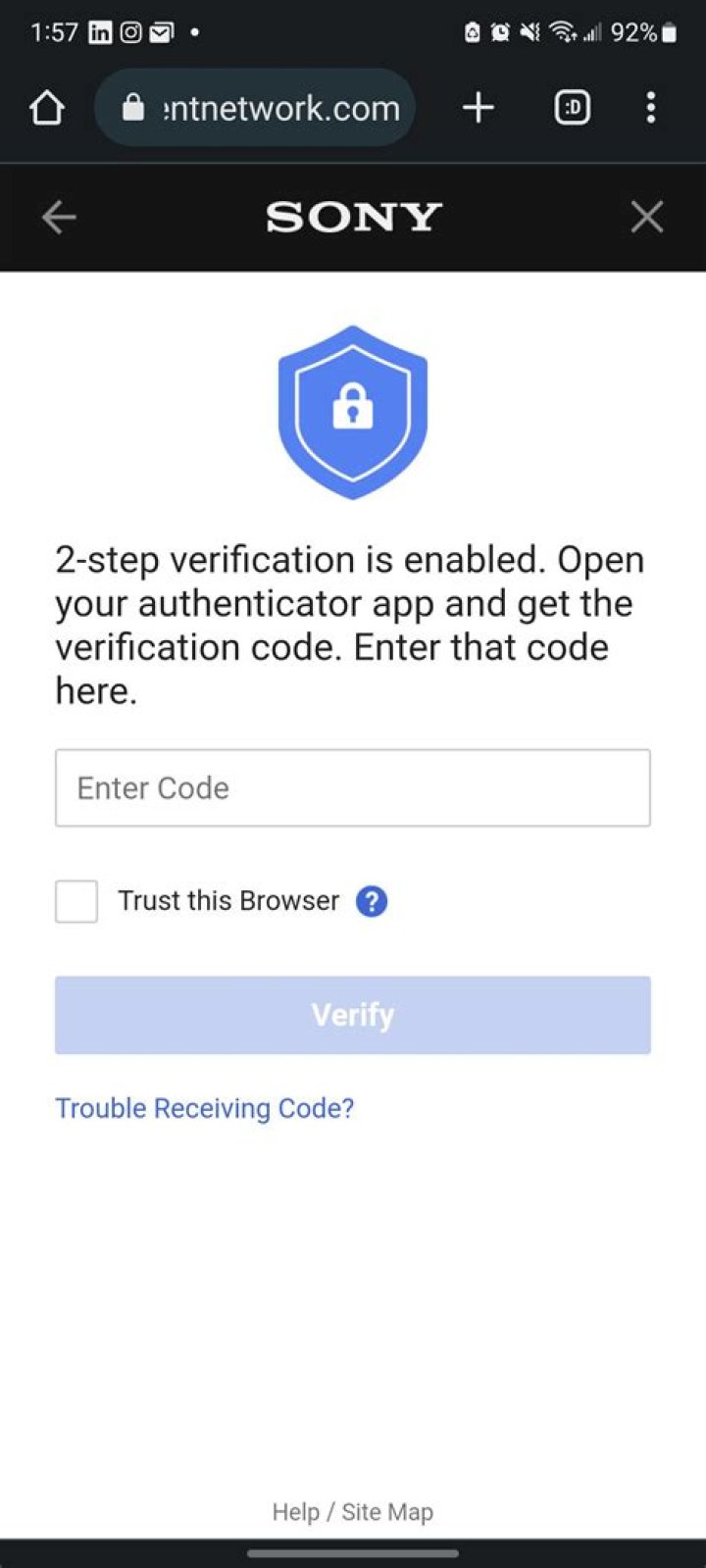 Playstation Network 2 Step Verification assigned to old phone