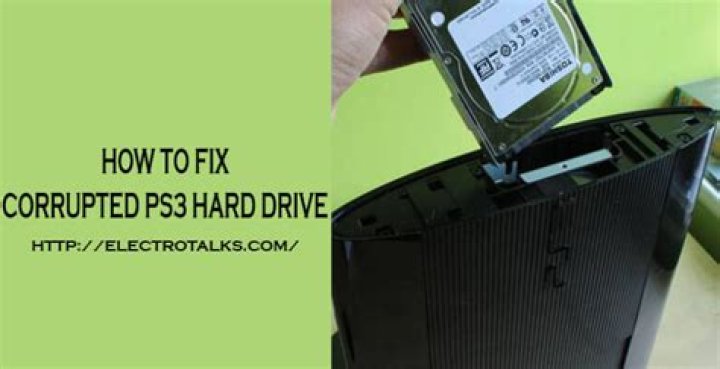PS3 Hard drive corrupted file system. Stuck in safe mode 