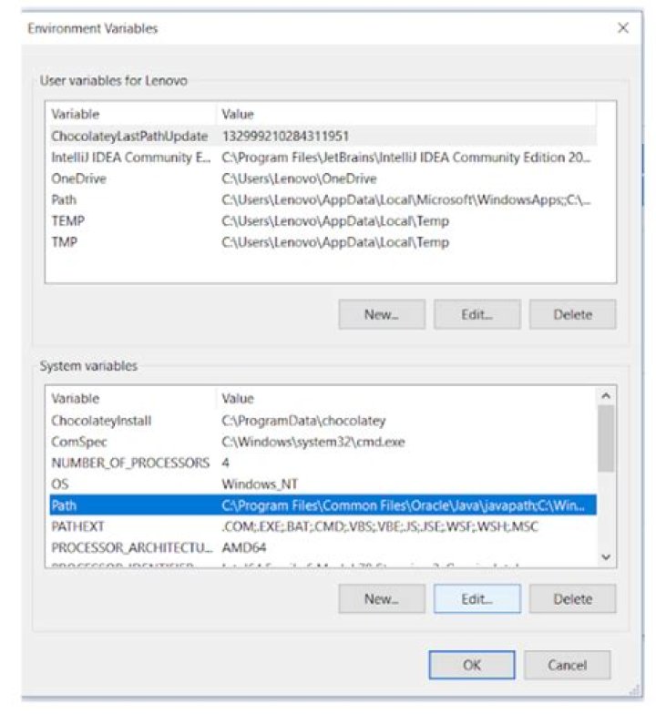 selecting library path for installation