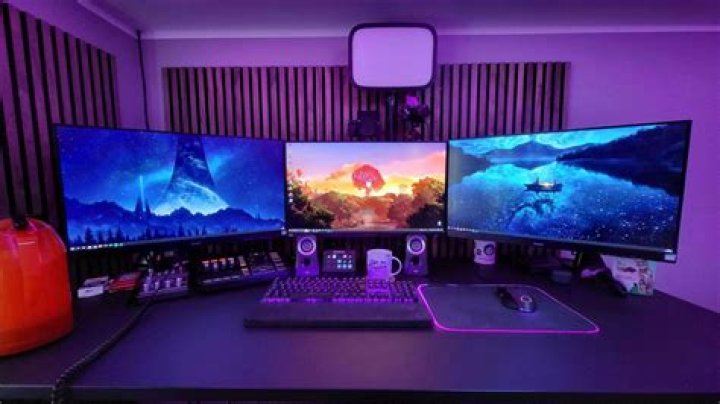 setup from the bottom looking up