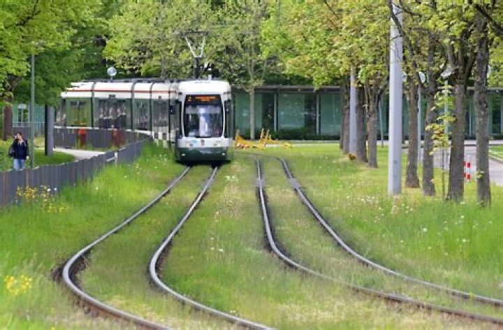 Tram in Augbsurg, Germany