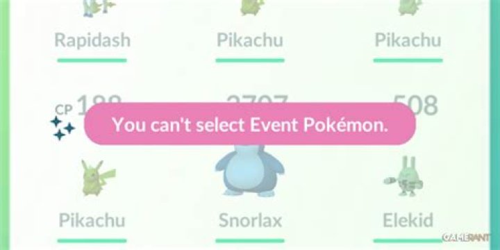 Transferring event Pokemon