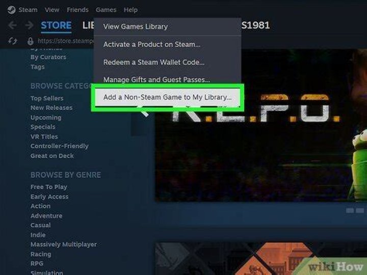 Unable to Add Non-Steam Game to Library