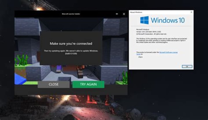 Unable to install Minecraft Java, error code 0x80131509